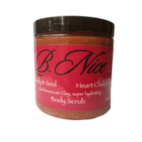 Body Scrub Red Moroccan Clay (Heart Chakra) Super Hydrating 236 ML